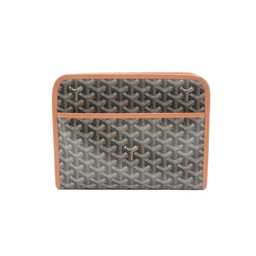 Goyard Jouvence MM Toiletry Brown Bag Black & Tan