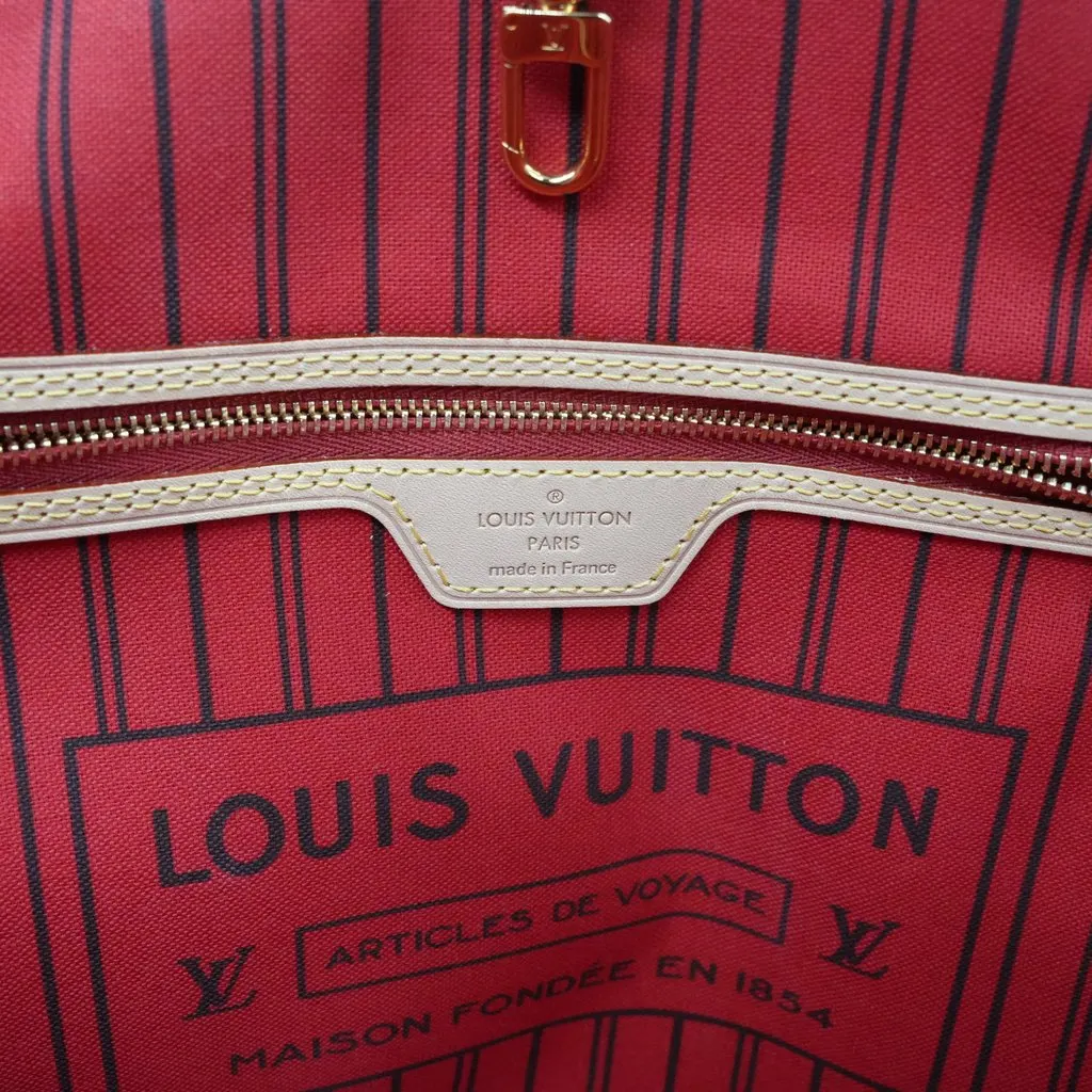 Louis Vuitton Neverfull MM Monogram Cherry Brown Canvas Never worn - Box View