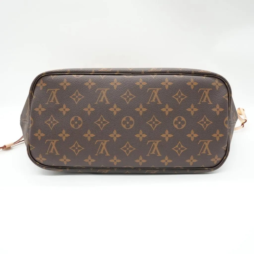 Louis Vuitton Neverfull MM Monogram Cherry Brown Canvas Never worn - Inside View