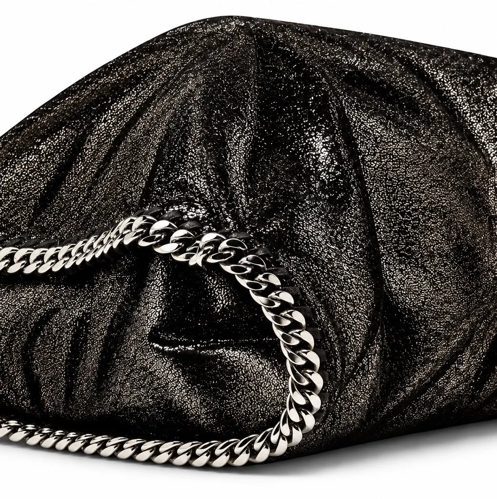 Stella McCartney Falabella Black Suede Never worn - Inside View