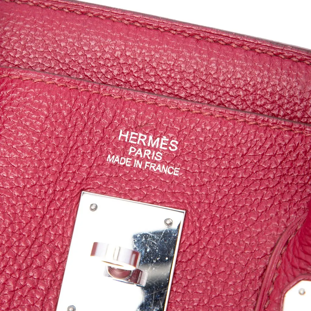 Hermès Togo Birkin Retourne 35 Red Leather Very good - Box View