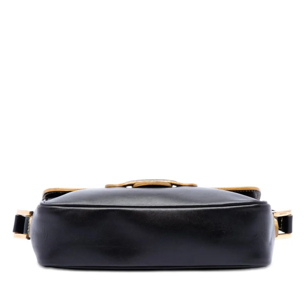 Fendi Smooth Calfskin Crossbody Black Leather Very good - Inside View
