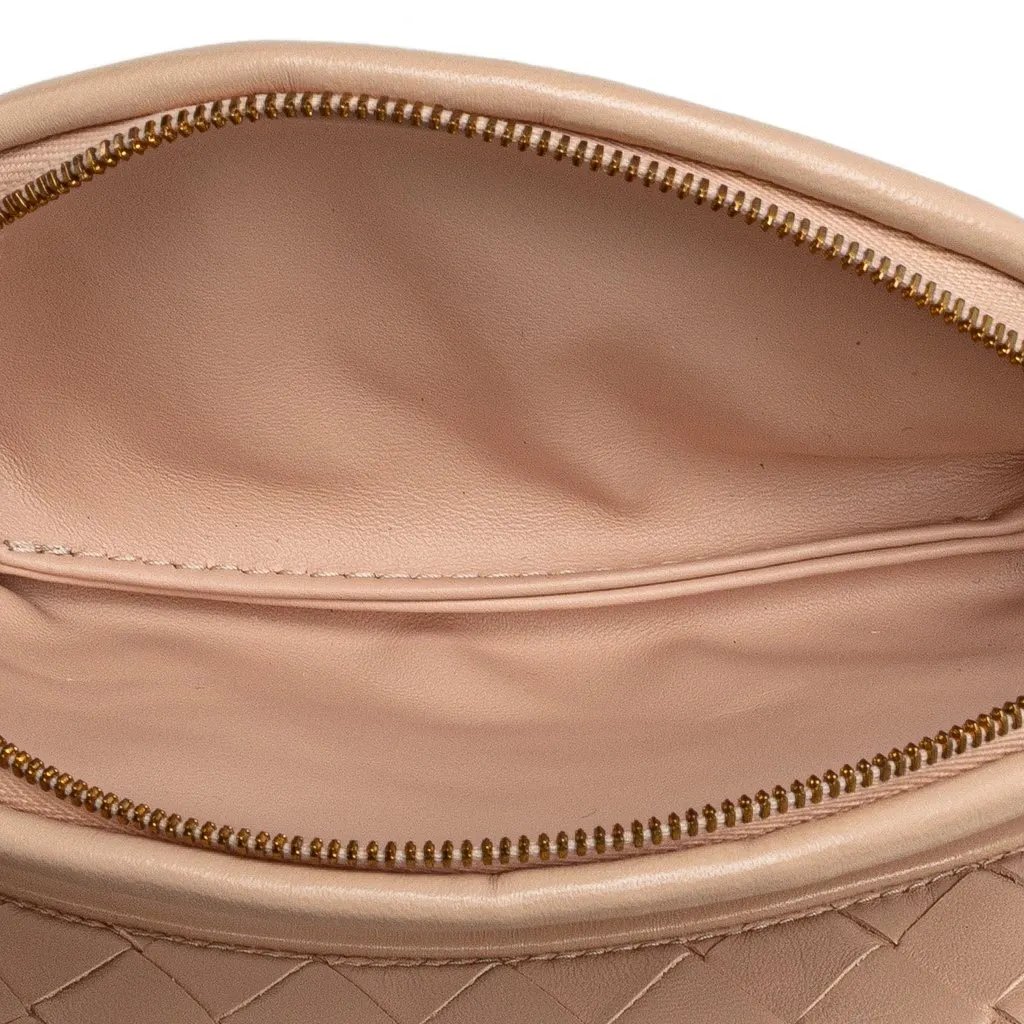 Bottega Veneta Small Nappa Intrecciato Gemelli Hobo Pink Leather Very good - Box View