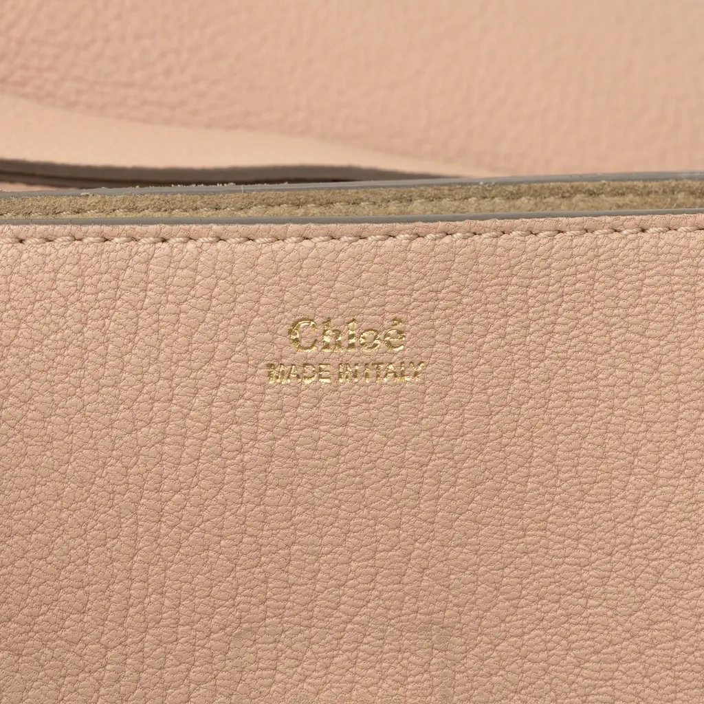 Chloé Small Grained Lambskin Drew Crossbody Brown Leather Very good - Box View
