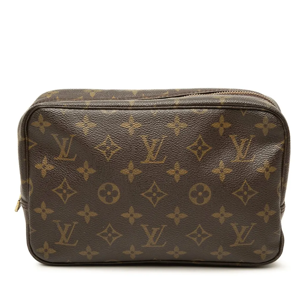 Louis Vuitton Monogram Trousse Toilette 23 Brown Canvas Very good - Front View