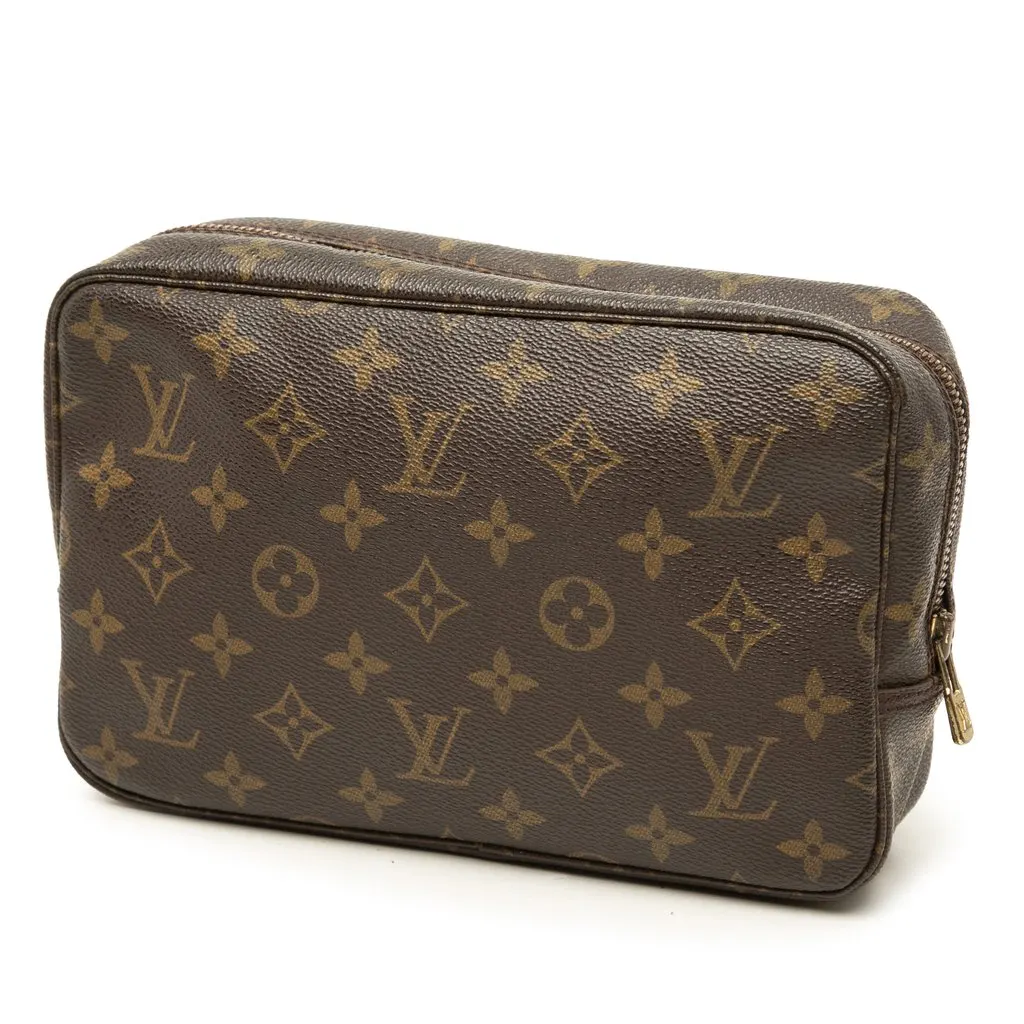 Louis Vuitton Monogram Trousse Toilette 23 Brown Canvas Very good - Back View