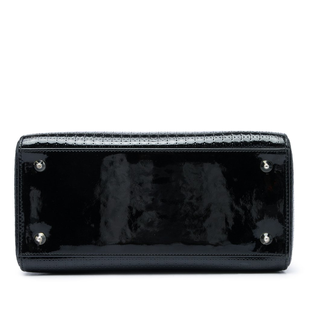 Dior Medium Metallic Patent Microcannage | Libas Collective