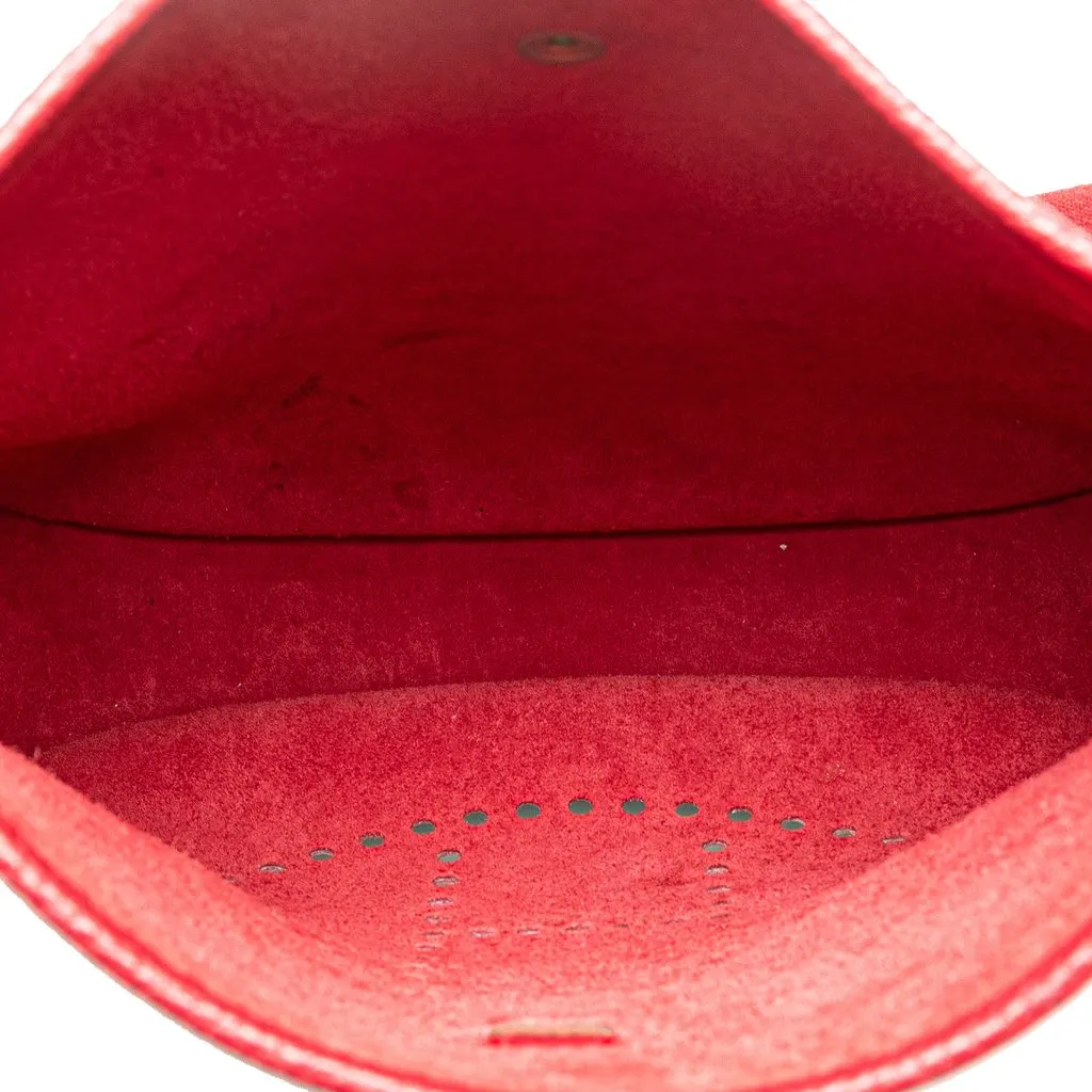 Hermès Clemence Evelyne I 33 Red Leather Very good - Model View