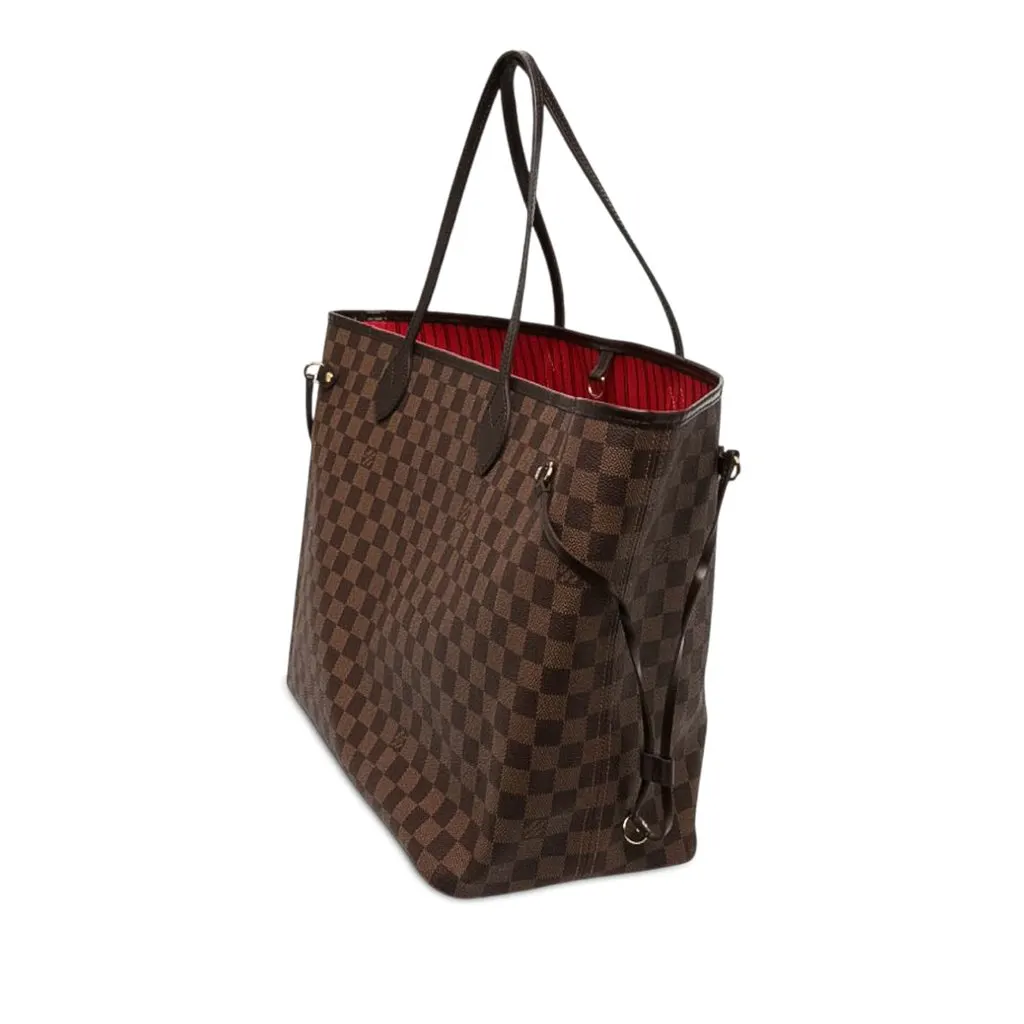Louis Vuitton Damier Ebene Neverfull GM Brown Canvas Very good - Back View