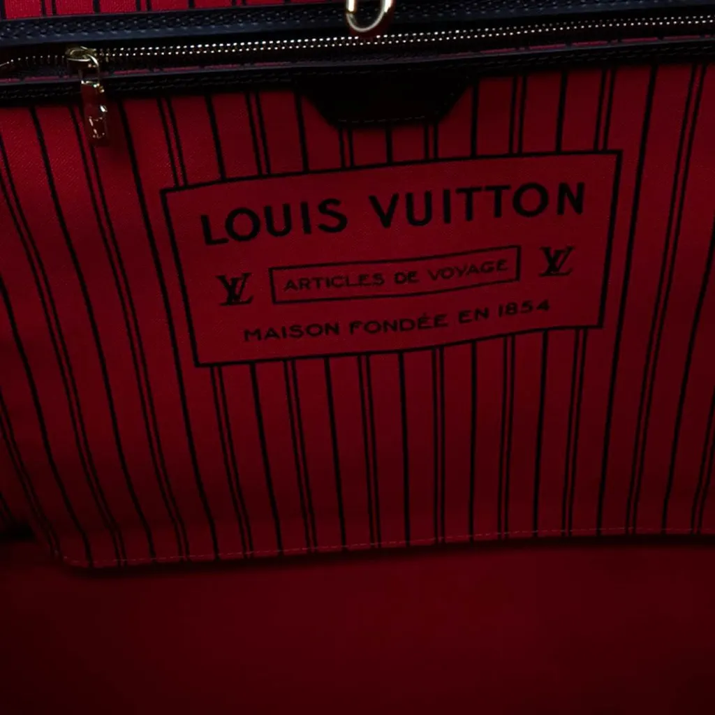 Louis Vuitton Damier Ebene Neverfull GM Brown Canvas Very good - Box View