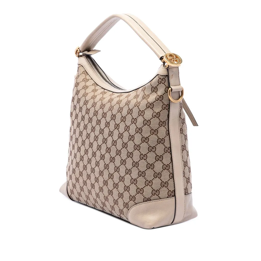 Gucci Small GG Canvas Miss GG Hobo Beige Very good - Back View