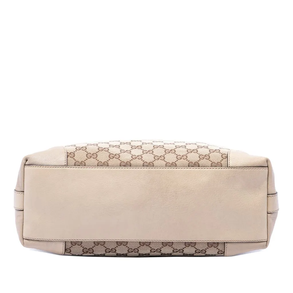 Gucci Small GG Canvas Miss GG Hobo Beige Very good - Inside View