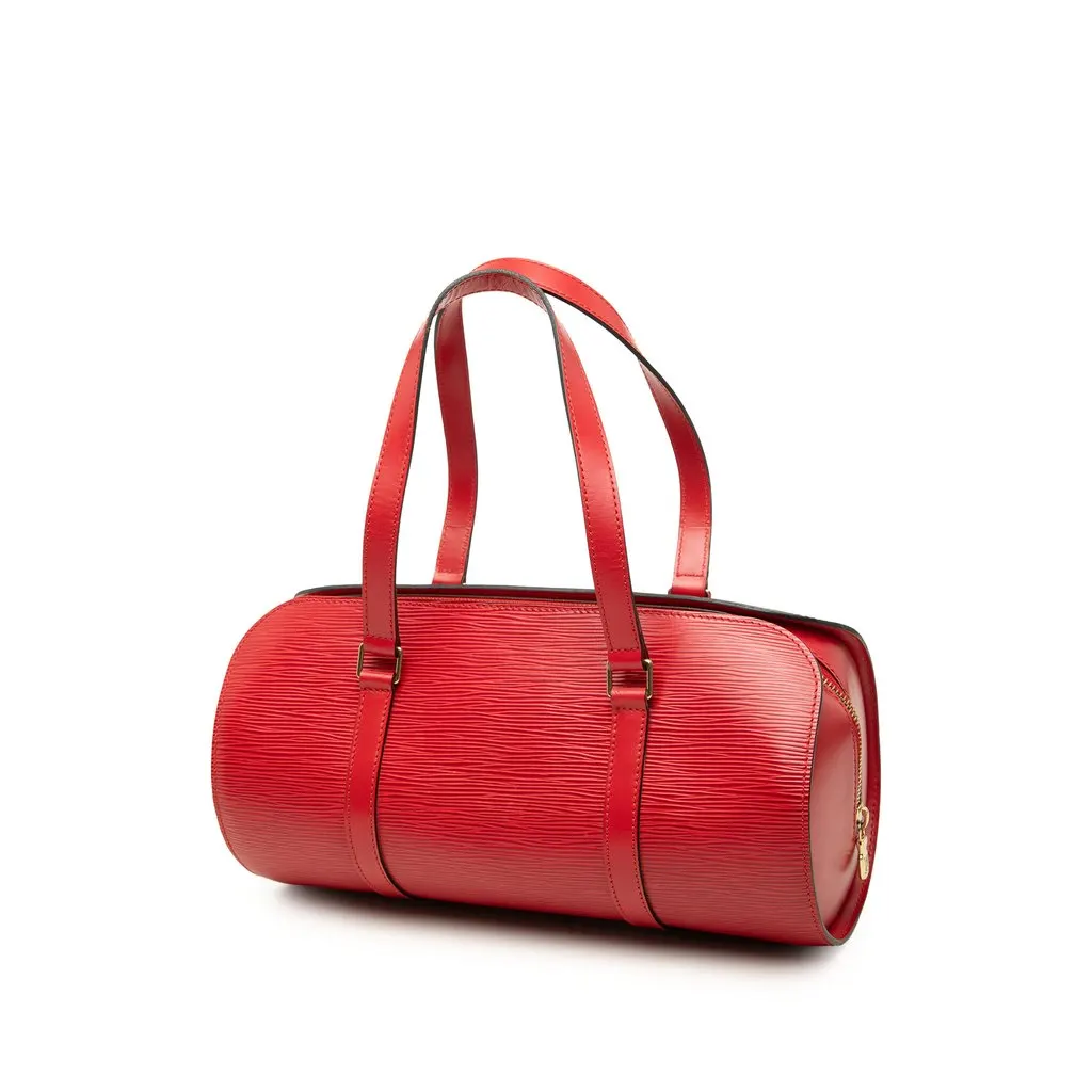 Louis Vuitton Epi Soufflot Red Leather Good - Back View