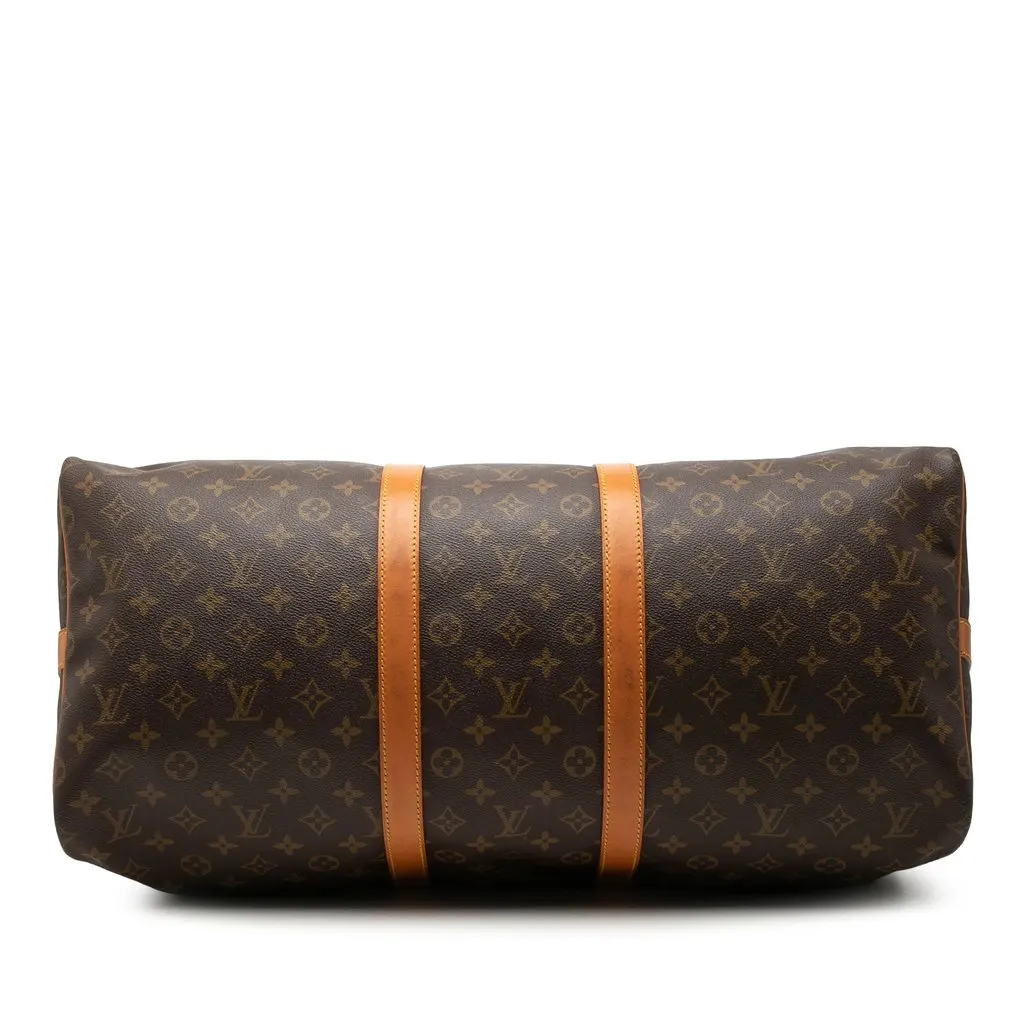 Louis Vuitton Monogram Keepall Bandouliere 55 Brown Very good - Inside View