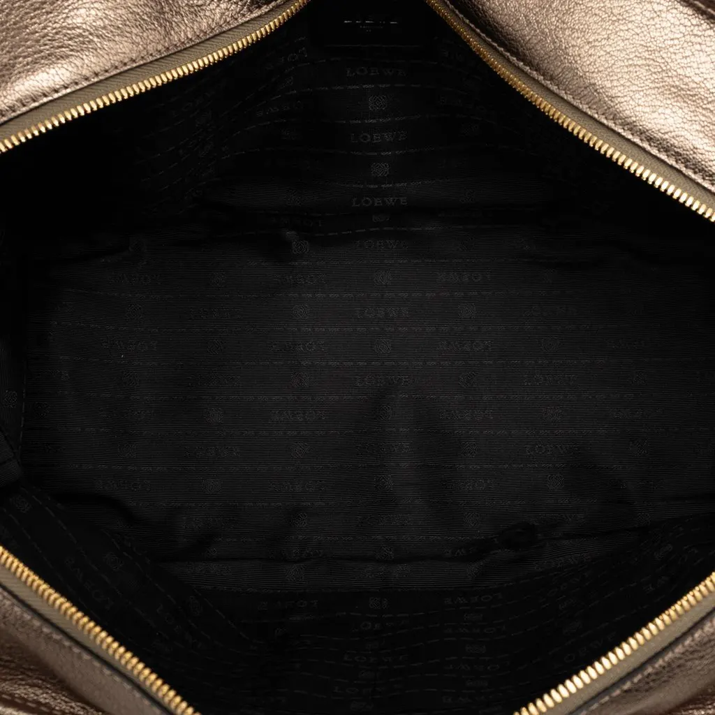 Loewe Metallic Goatskin Amazona 36 Gold Leather Very good - Model View