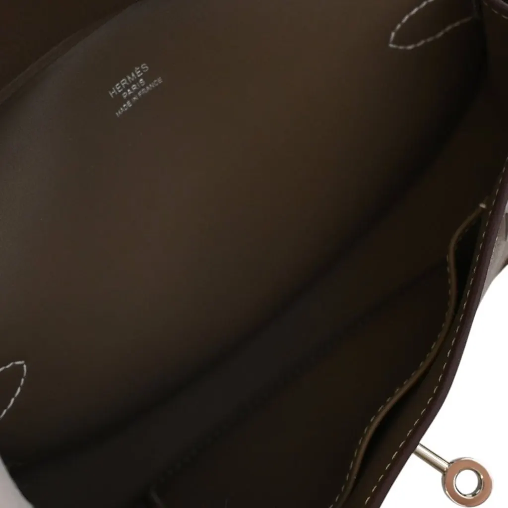 Hermès Mini Evercolor Jypsiere Brown Leather Very good - Box View