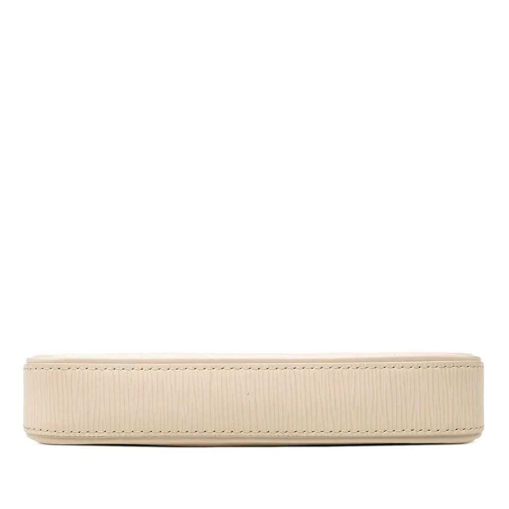 Louis Vuitton Epi Easy Pouch On Strap White Leather Very good - Inside View