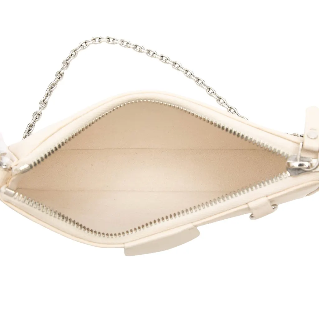 Louis Vuitton Epi Easy Pouch On Strap White Leather Very good - Model View
