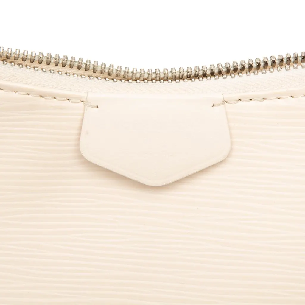 Louis Vuitton Epi Easy Pouch On Strap White Leather Very good - Box View
