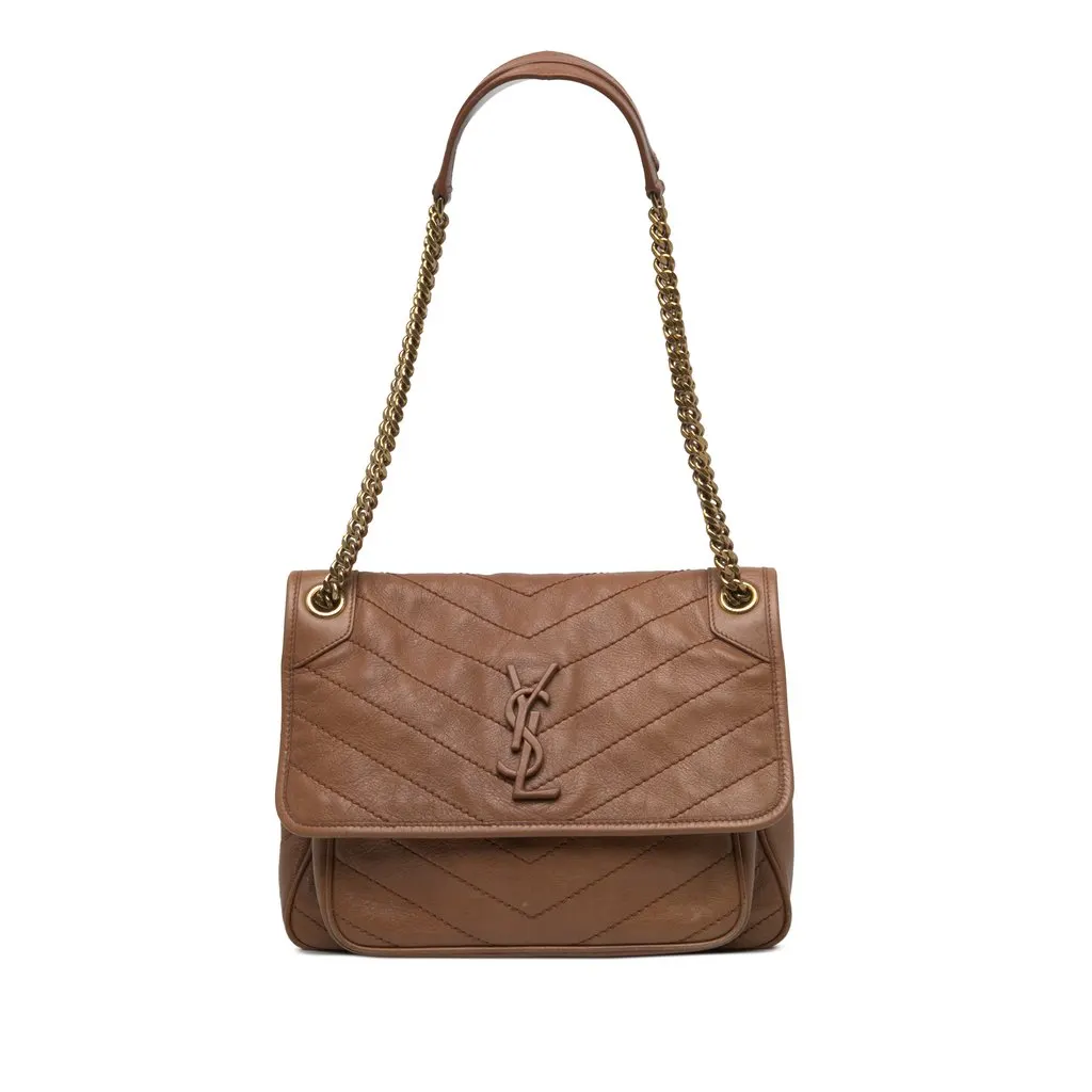 Saint Laurent Medium Crinkled Calfskin Niki
