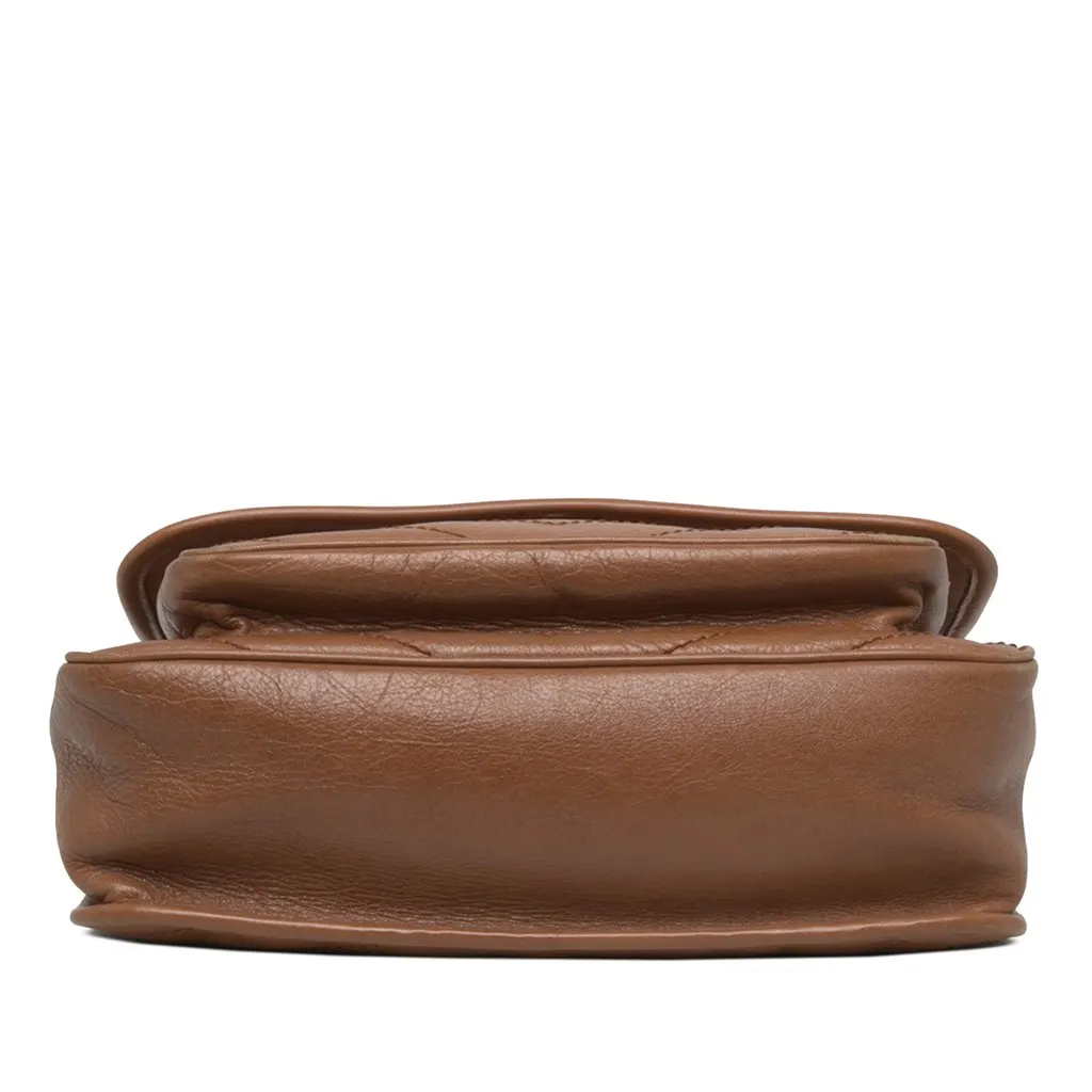 Saint Laurent Medium Crinkled Calfskin Niki Brown Leather Very good - Inside View
