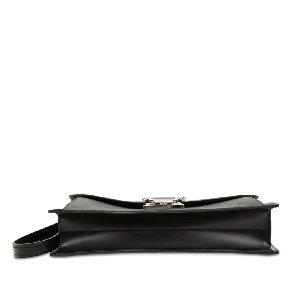 Louis Vuitton Epi Pochette Sellier Dragonne Black Leather Very good - Inside View