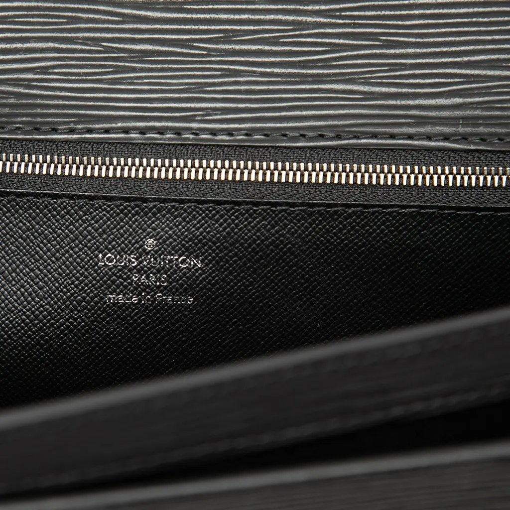 Louis Vuitton Epi Pochette Sellier Dragonne Black Leather Very good - Box View