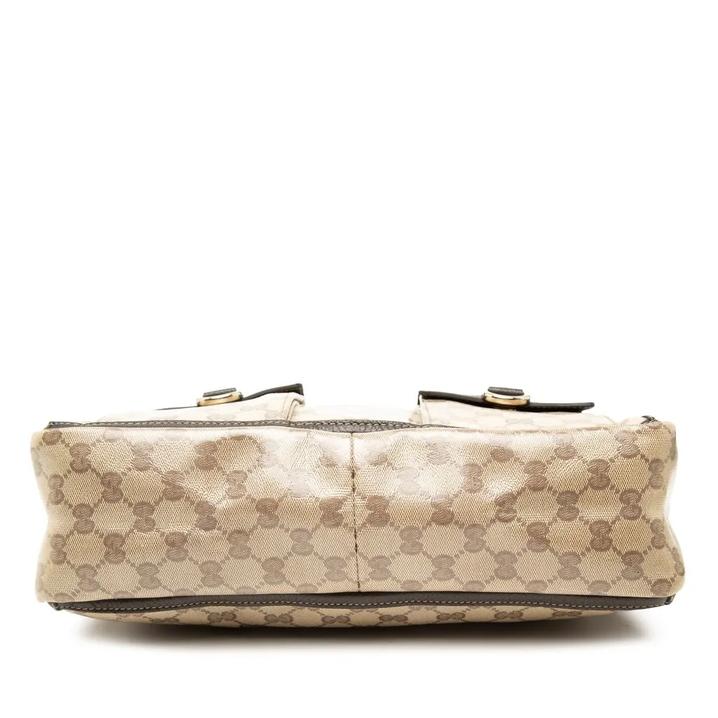 Gucci GG Crystal Abbey D Ring Tote Beige Very good - Inside View