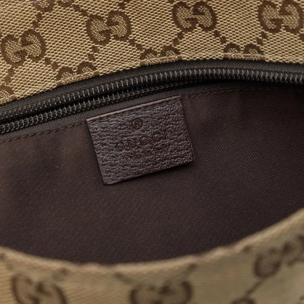 Gucci GG Canvas Web Crossbody Beige Very good - Box View
