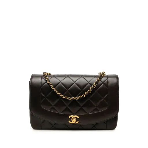 Chanel Medium Lambskin Diana Flap