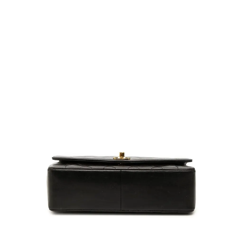 Chanel Medium Lambskin Diana Flap Black Leather Very good - Inside View