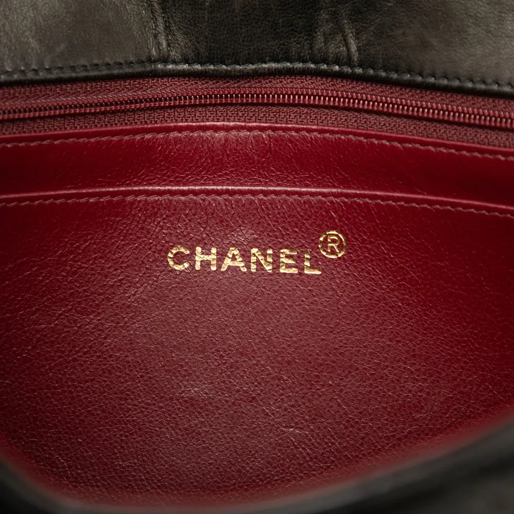 Chanel Medium Lambskin Diana Flap Black Leather Very good - Box View