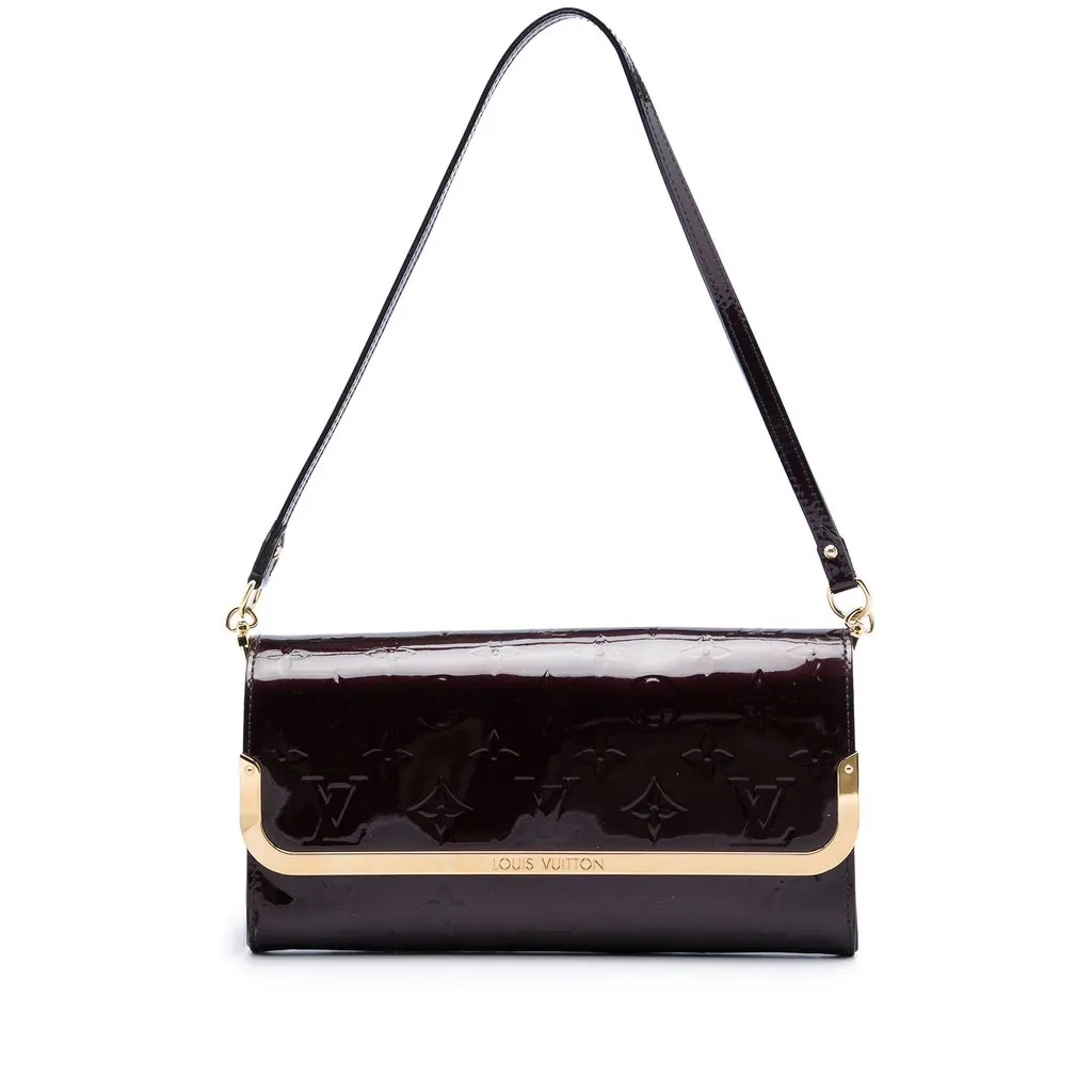 Louis Vuitton Monogram Vernis Rossmore MM Purple Leather Very good - Front View