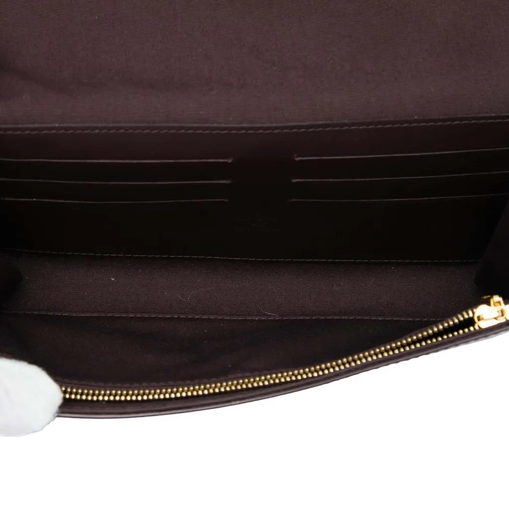 Louis Vuitton Monogram Vernis Rossmore MM Purple Leather Very good - Model View