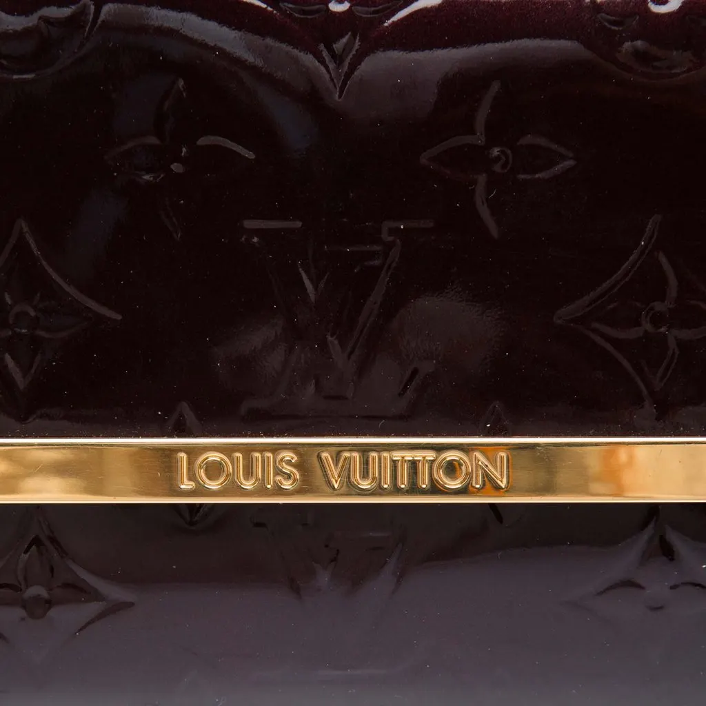 Louis Vuitton Monogram Vernis Rossmore MM Purple Leather Very good - Box View