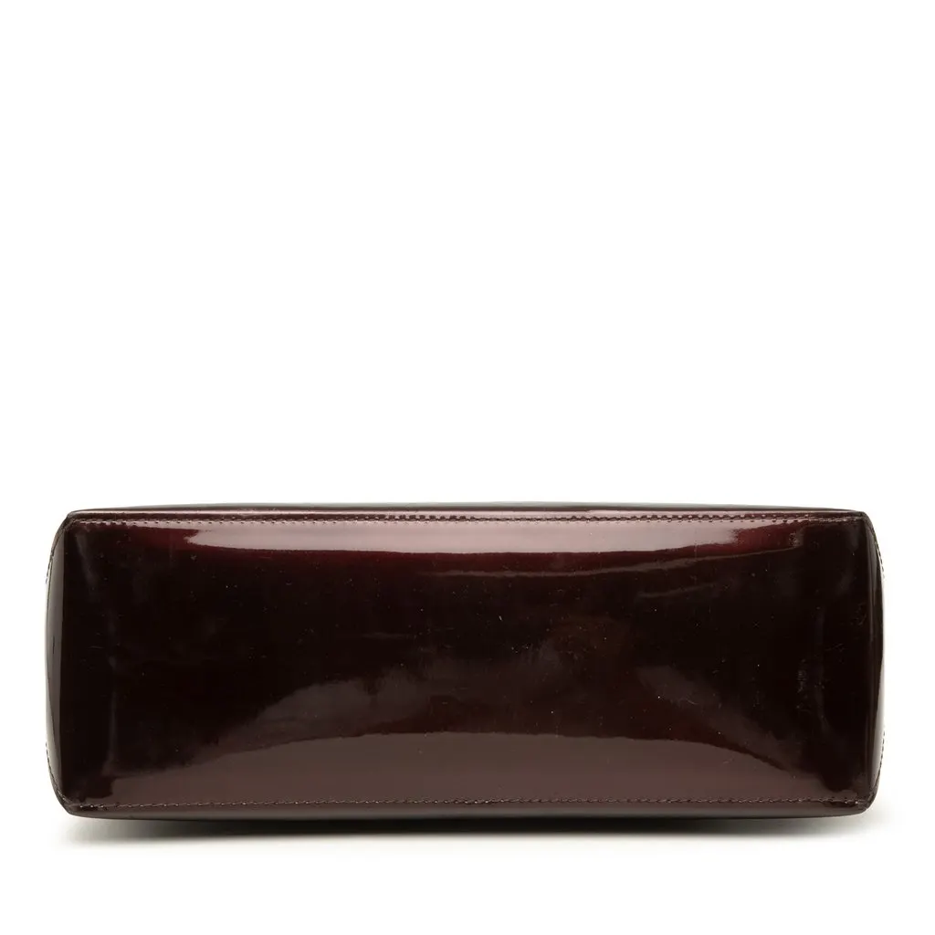 Louis Vuitton Monogram Vernis Wilshire PM Purple Leather Very good - Inside View