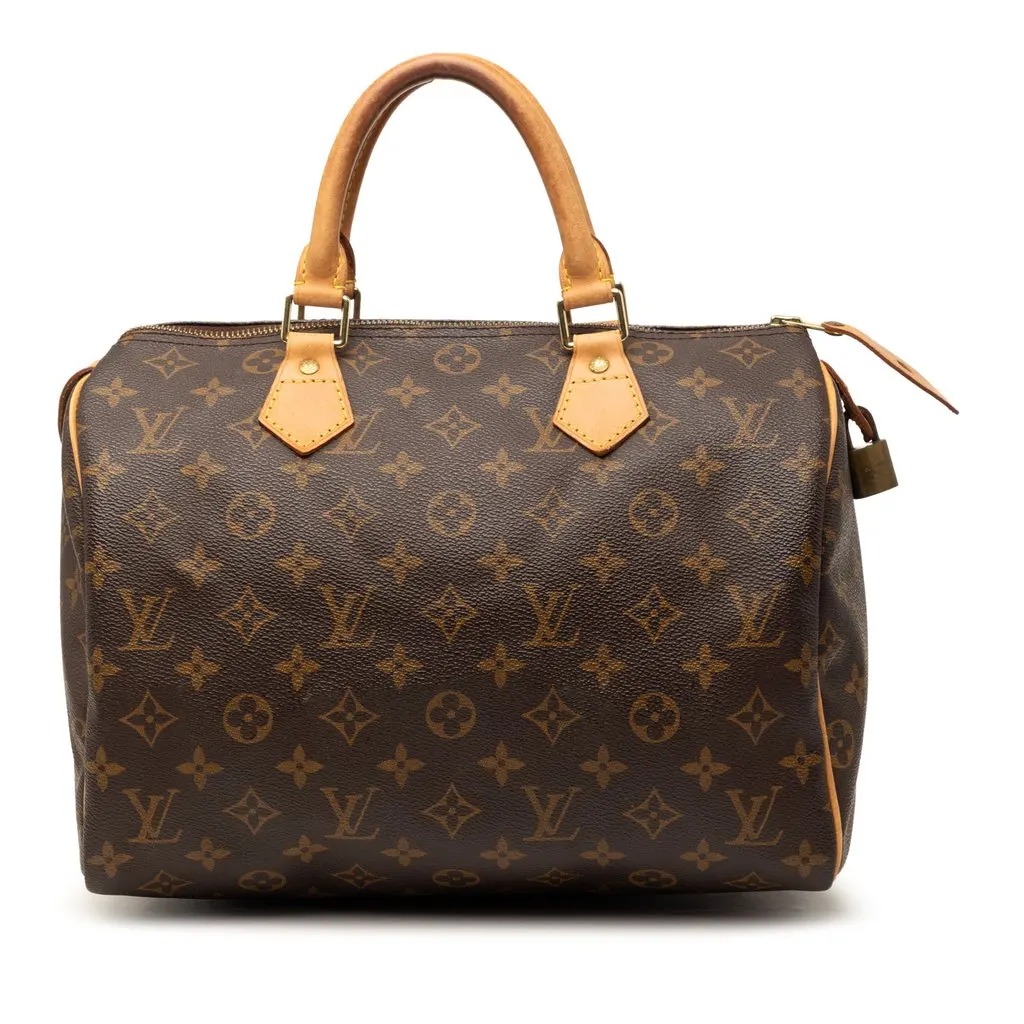 Louis Vuitton Monogram Speedy 30 Brown Very good - Front View