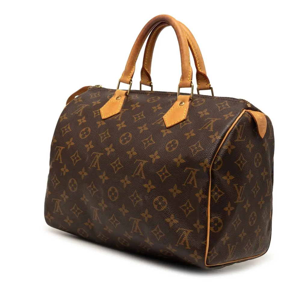Louis Vuitton Monogram Speedy 30 Brown Very good - Back View
