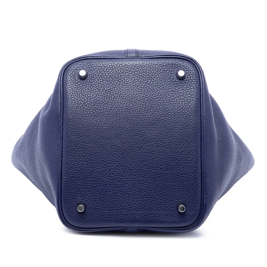 Hermès Clemence Picotin Lock 22 Blue Leather Very good - Inside View