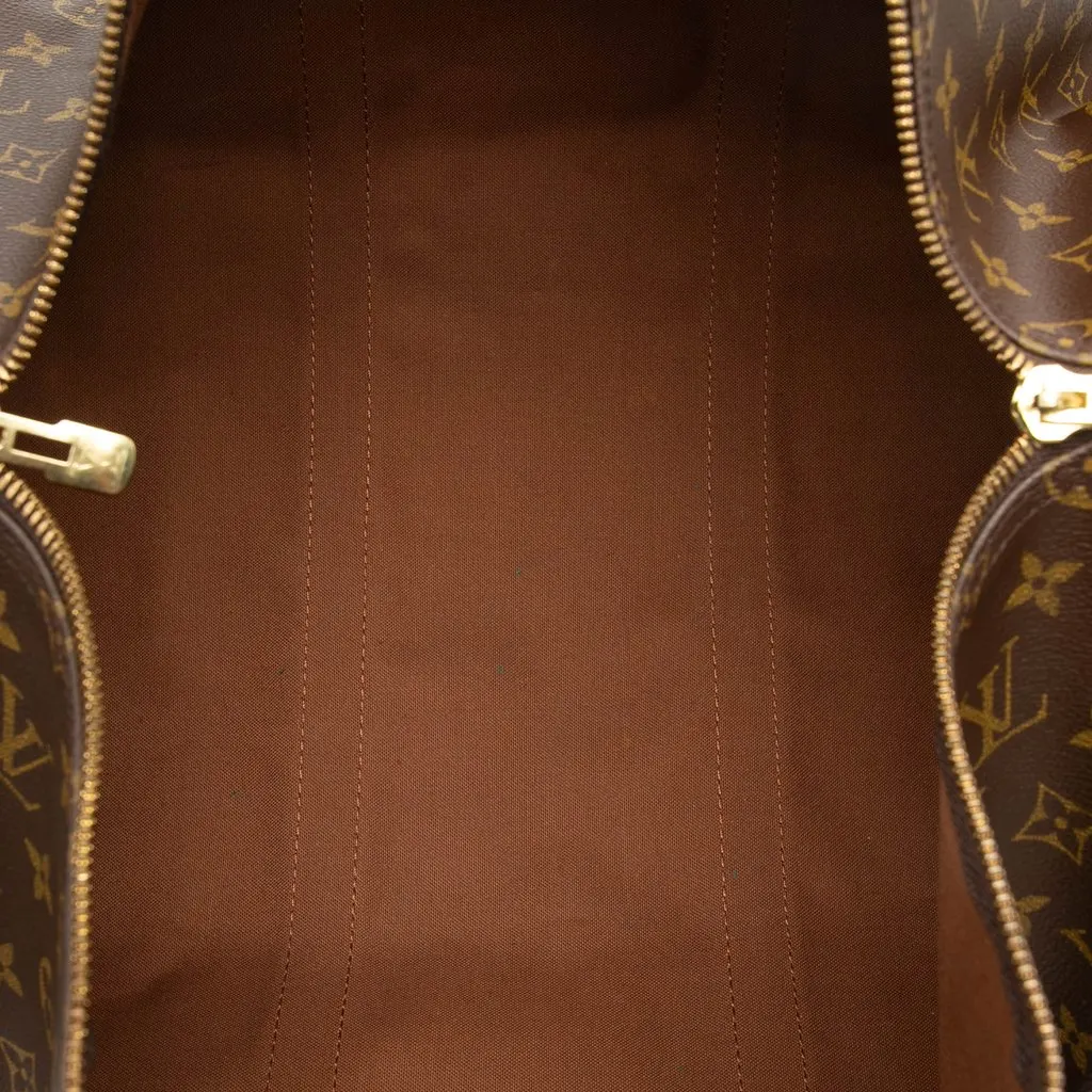 Louis Vuitton Monogram Keepall Bandouliere 50 Brown Very good - Model View