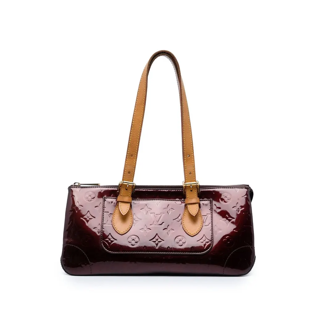 Louis Vuitton Monogram Vernis Rosewood Avenue Red Leather Very good - Front View