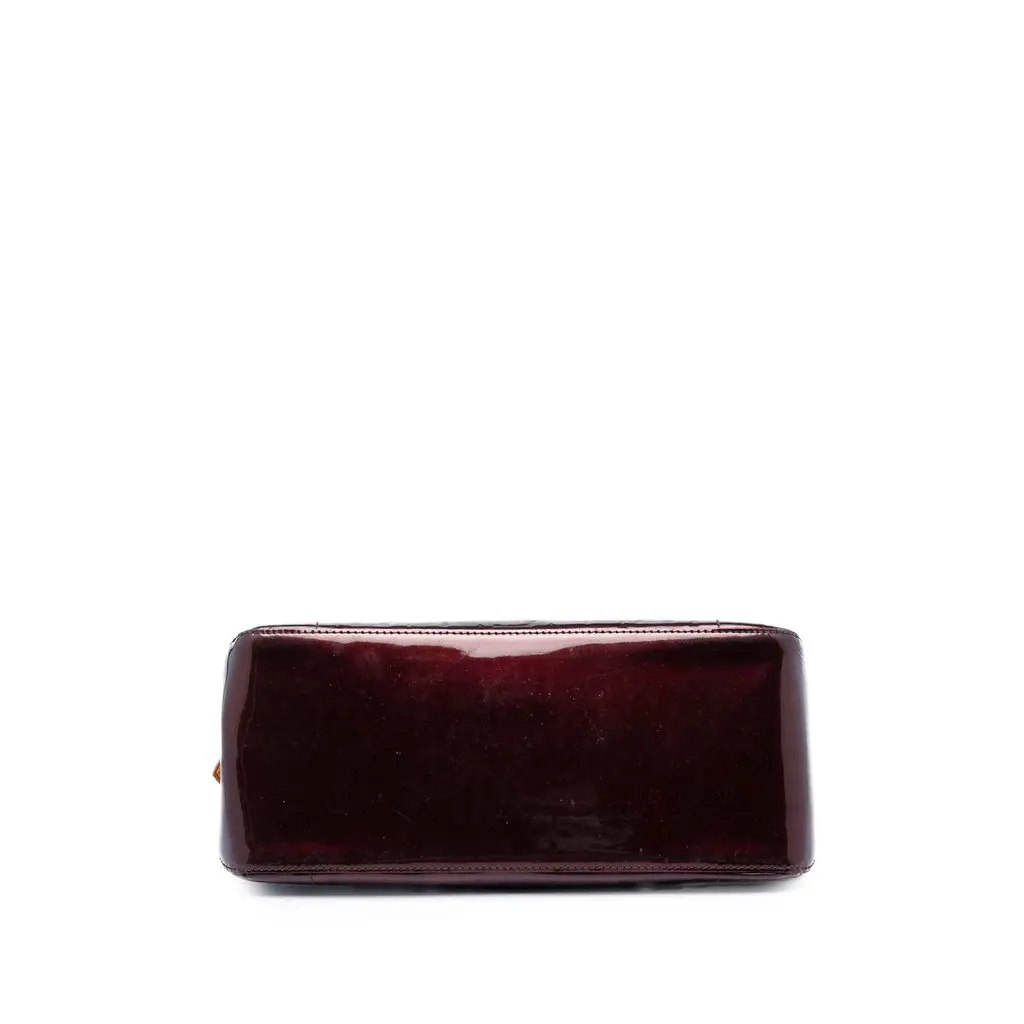Louis Vuitton Monogram Vernis Rosewood Avenue Red Leather Very good - Inside View