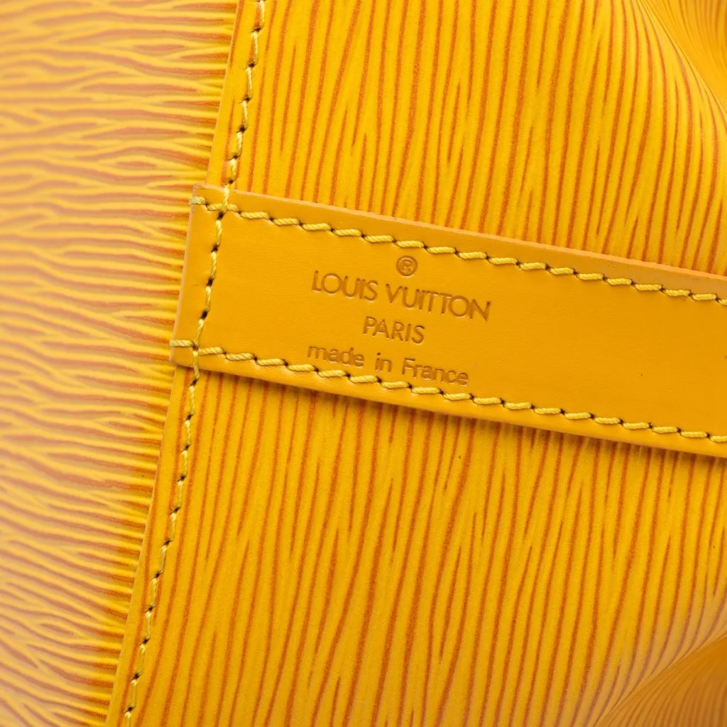 Louis Vuitton Epi Petit Noe Yellow Leather Very good - Box View