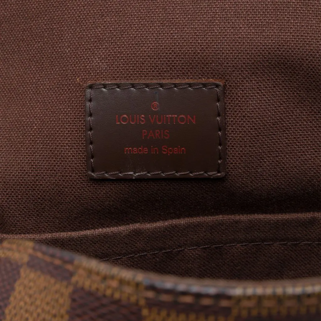 Louis Vuitton Damier Ebene Brooklyn MM Brown Very good - Box View