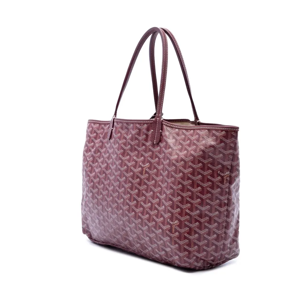 Goyard Goyardine Saint Louis PM Red Canvas Good - Back View