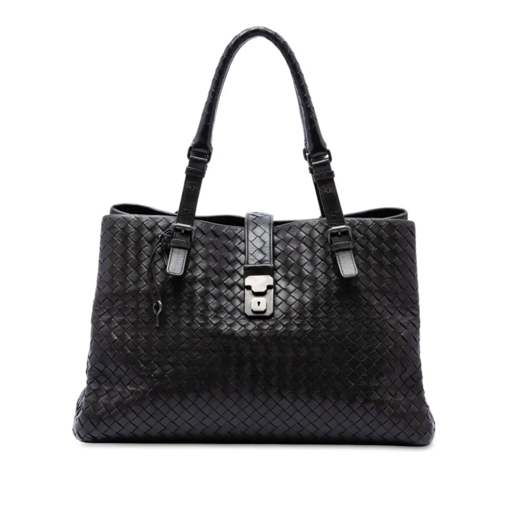 Bottega Veneta Medium Nappa Intrecciato Roma Tote