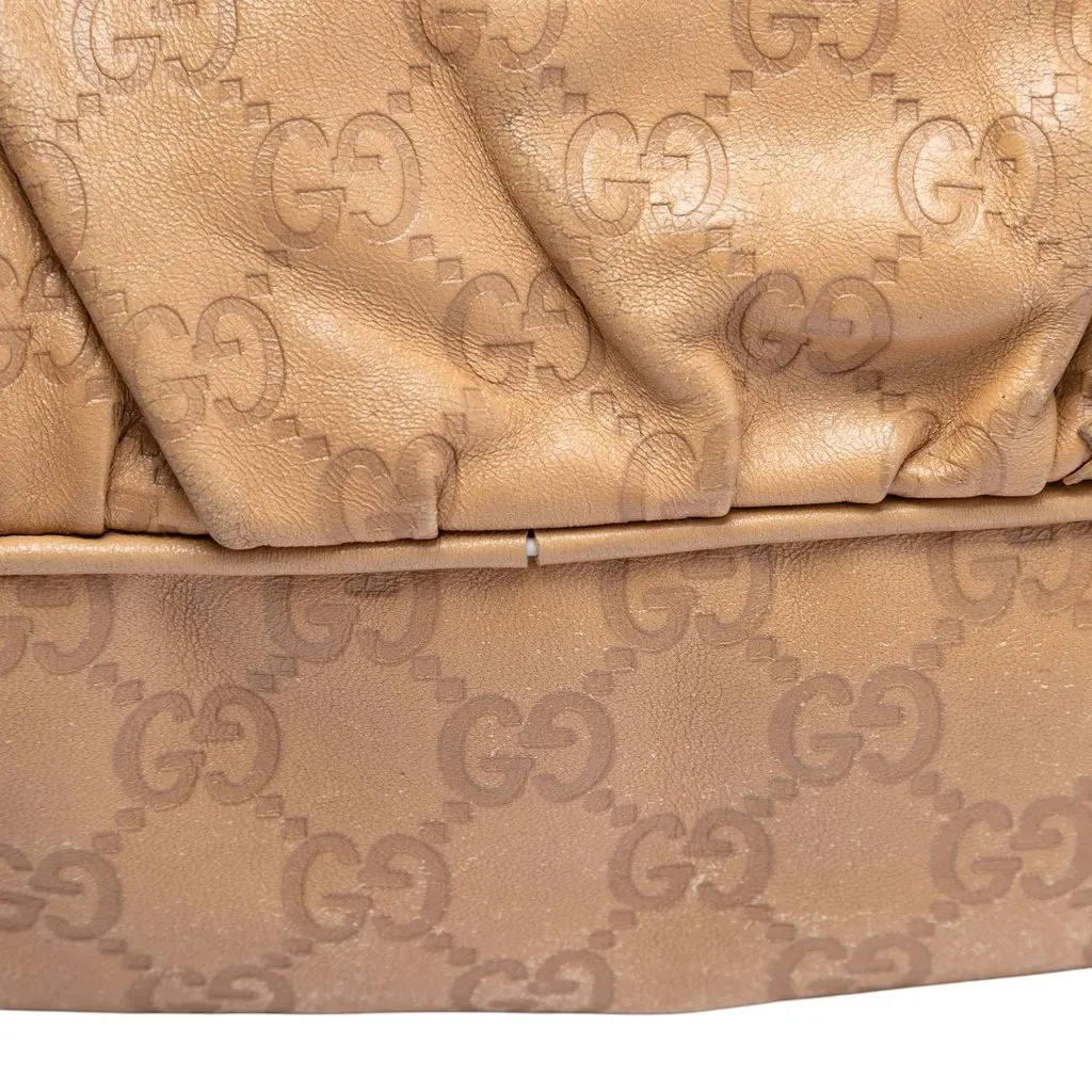 Gucci Small Guccissima Tribeca Tote Brown Leather Very good - Box View