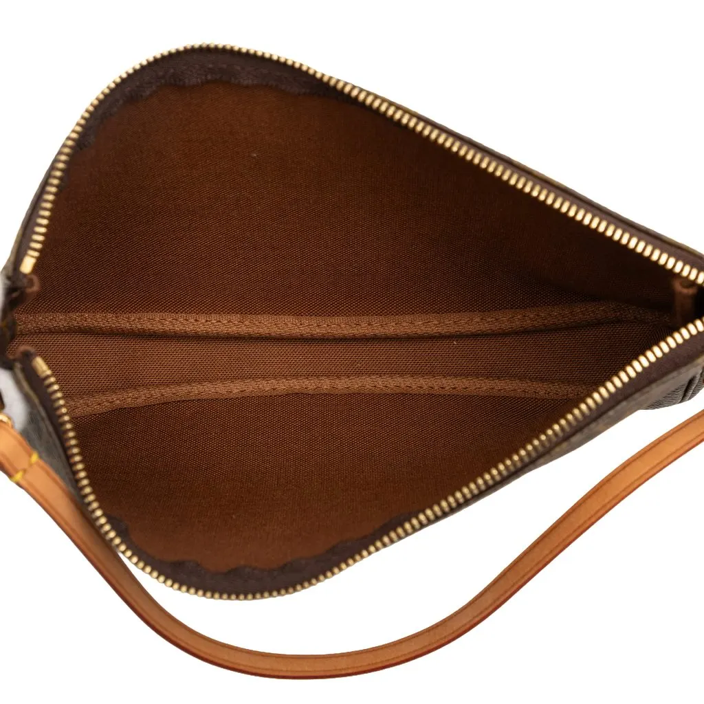Louis Vuitton Monogram Pochette Accessoires Brown Very good - Model View