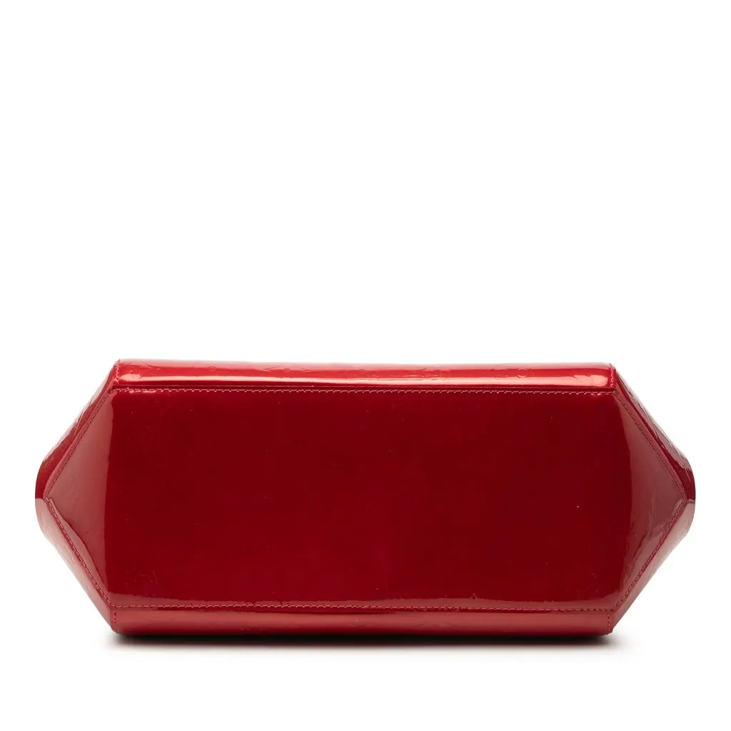 Louis Vuitton Monogram Vernis Sherwood PM Red Leather Good - Inside View