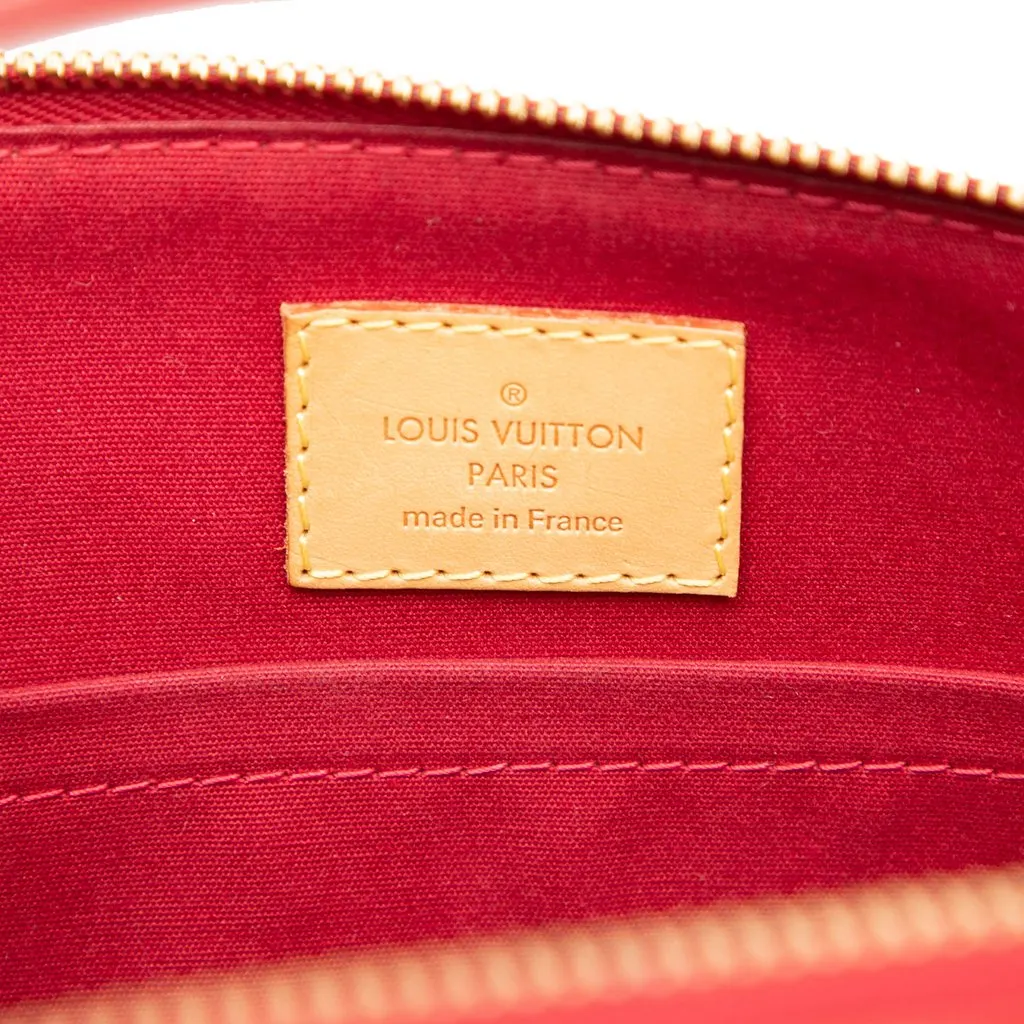 Louis Vuitton Monogram Vernis Sherwood PM Red Leather Good - Box View
